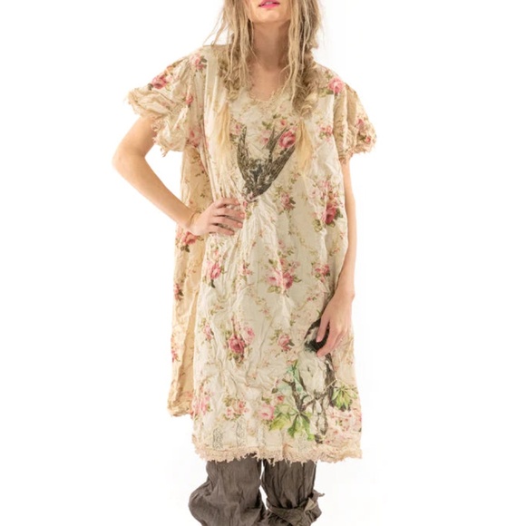 Magnolia Pearl Floral Ada Lovelace Dress in Cottagebird - Picture 2 of 8